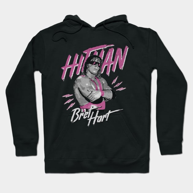 Bret Hart Hitman Pose Hoodie by MunMun_Design